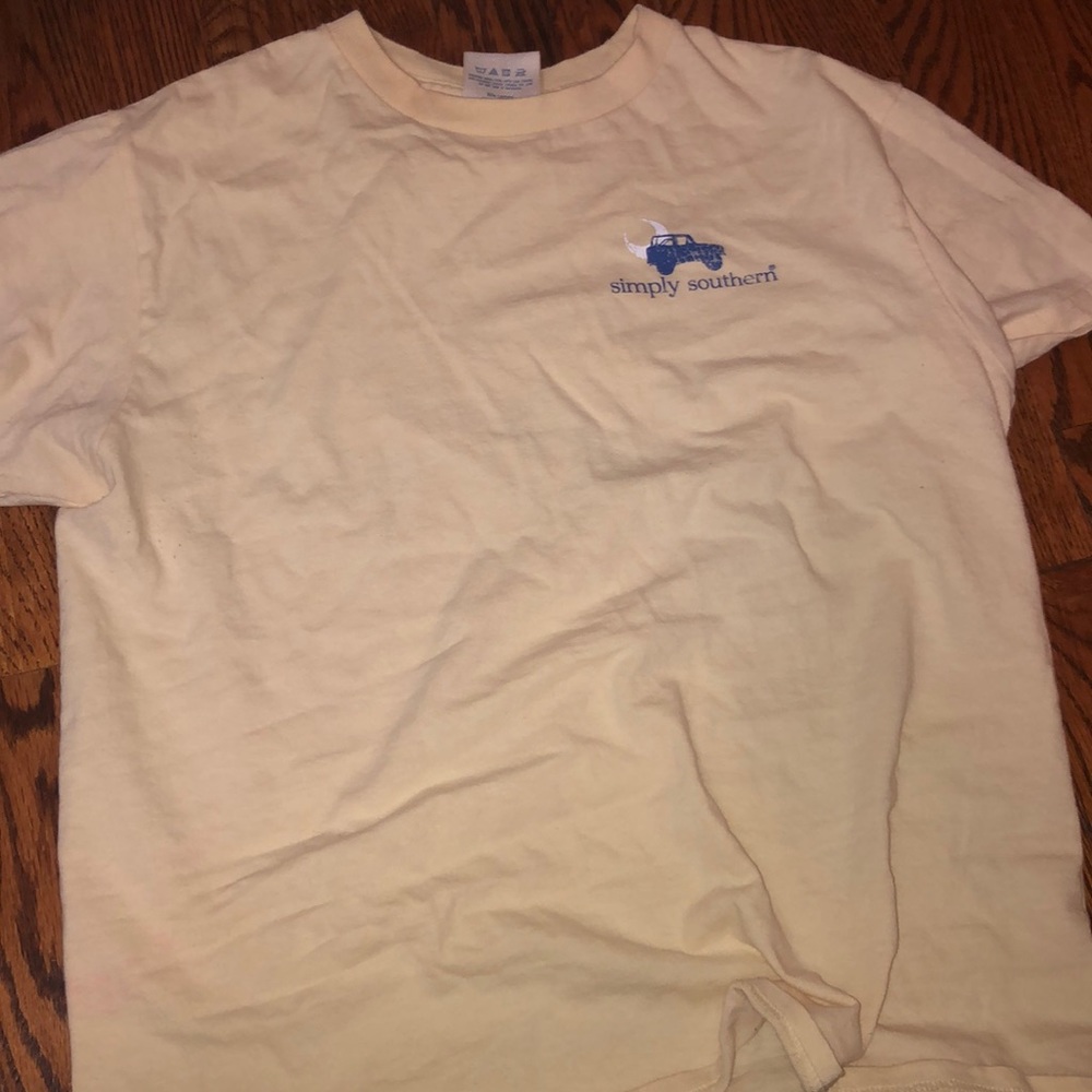 Simply southern yellow shirt